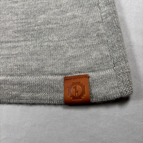 PAKA Crewneck Sweater Mens XL Grey Royal Alpaca Handmade  Raglan Long Sleeve - Picture 7 of 11